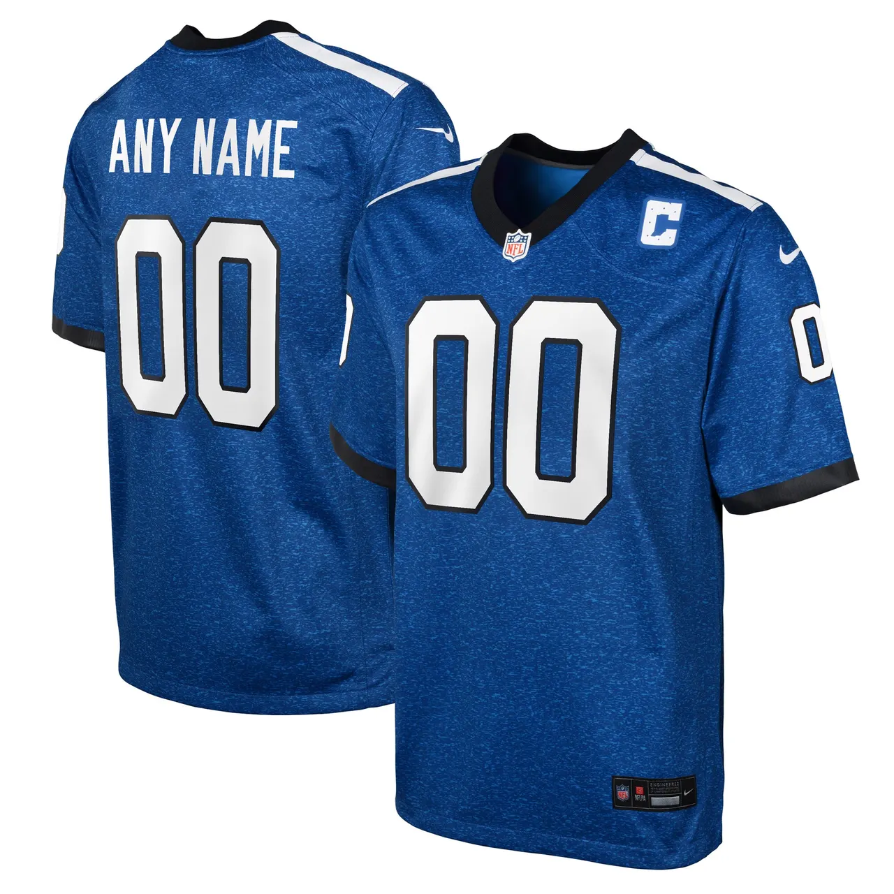 Colts Blue Custom Jersey nike design - Nike Colts Blue Custom Jersey 2