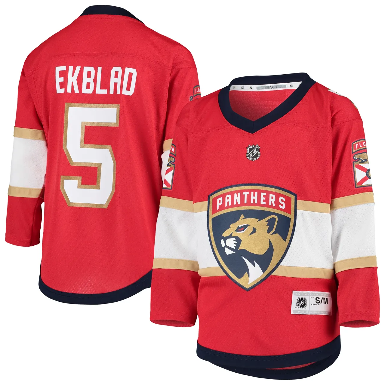Ekblad #5 Panthers Jersey - Fanatics Red Home NHL