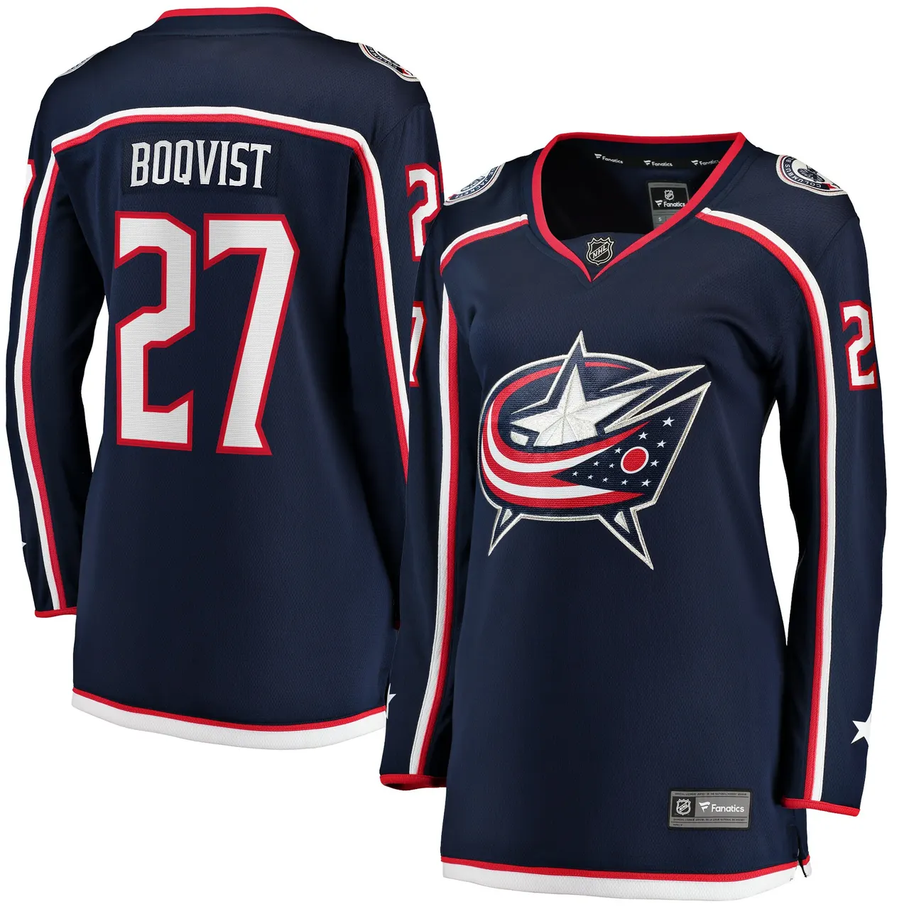 Fanatics Boqvist Blue Jackets Jersey - #27 Navy Replica