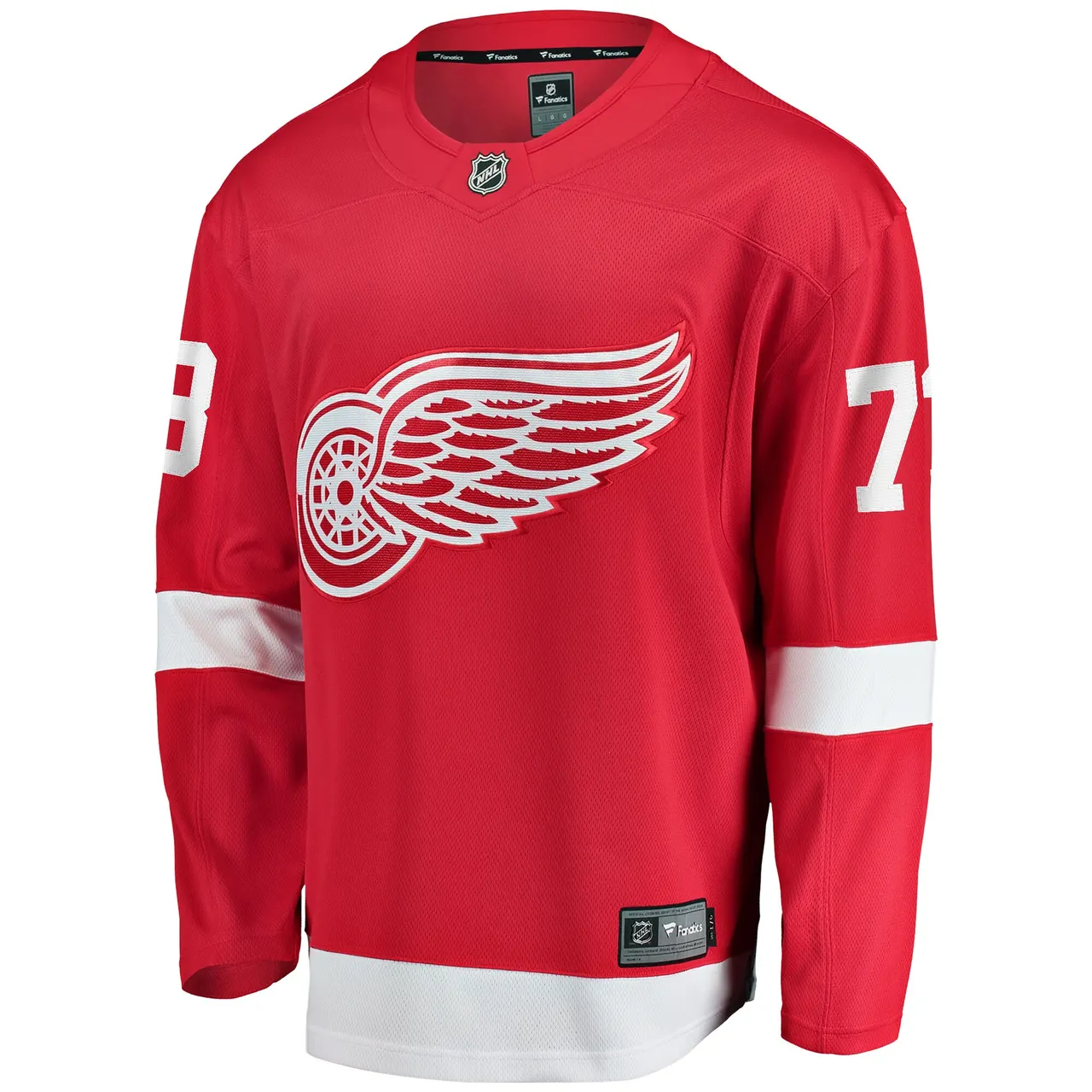 Adam Erne Detroit Red Wings Fanatics Branded Home Breakaway Player Jersey – Red