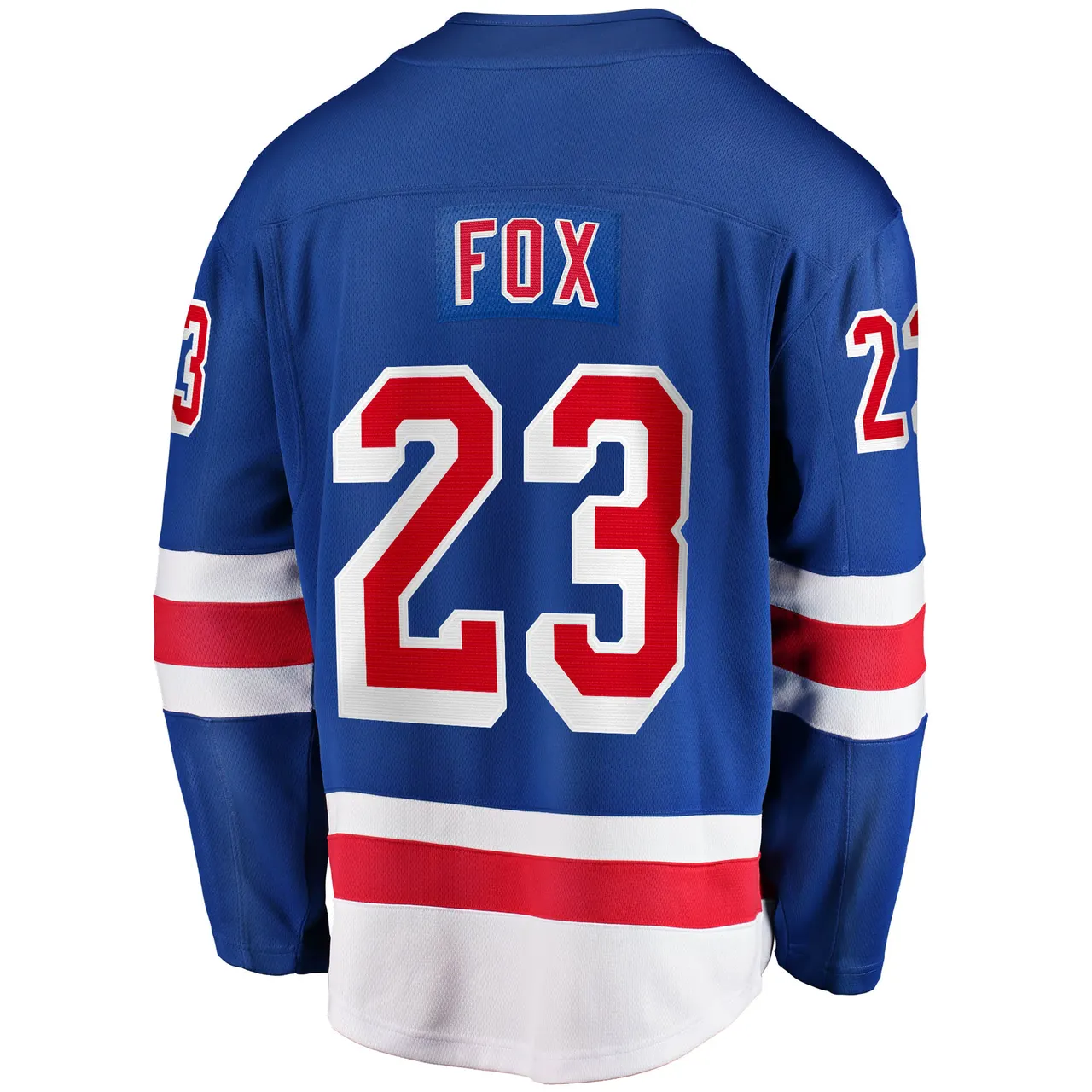 Adam Fox New York Rangers Fanatics Branded 2017/18 Home Breakaway Replica Jersey – Blue
