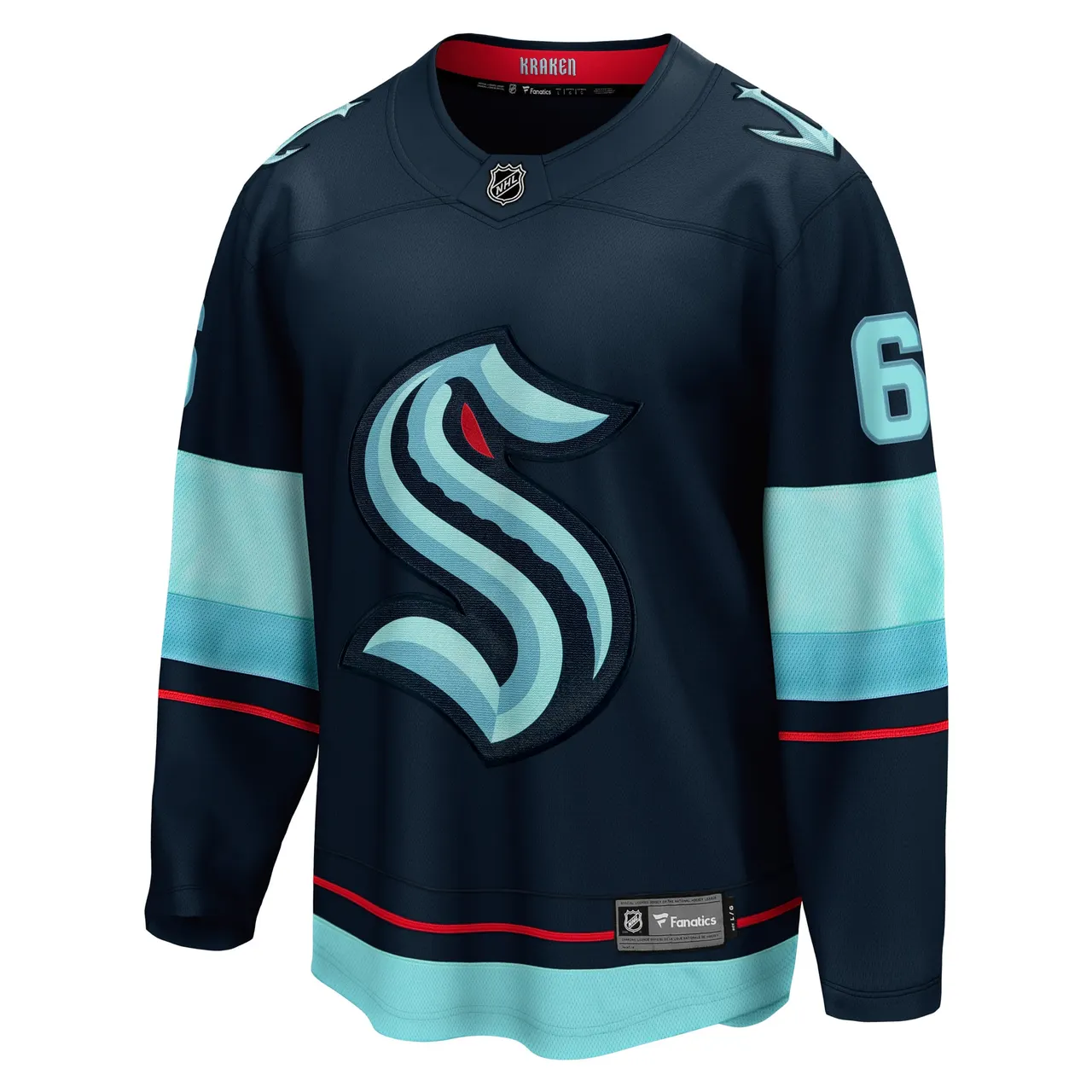 Adam Larsson Seattle Kraken Fanatics Branded Home Breakaway Player Jersey – Deep Sea Blue