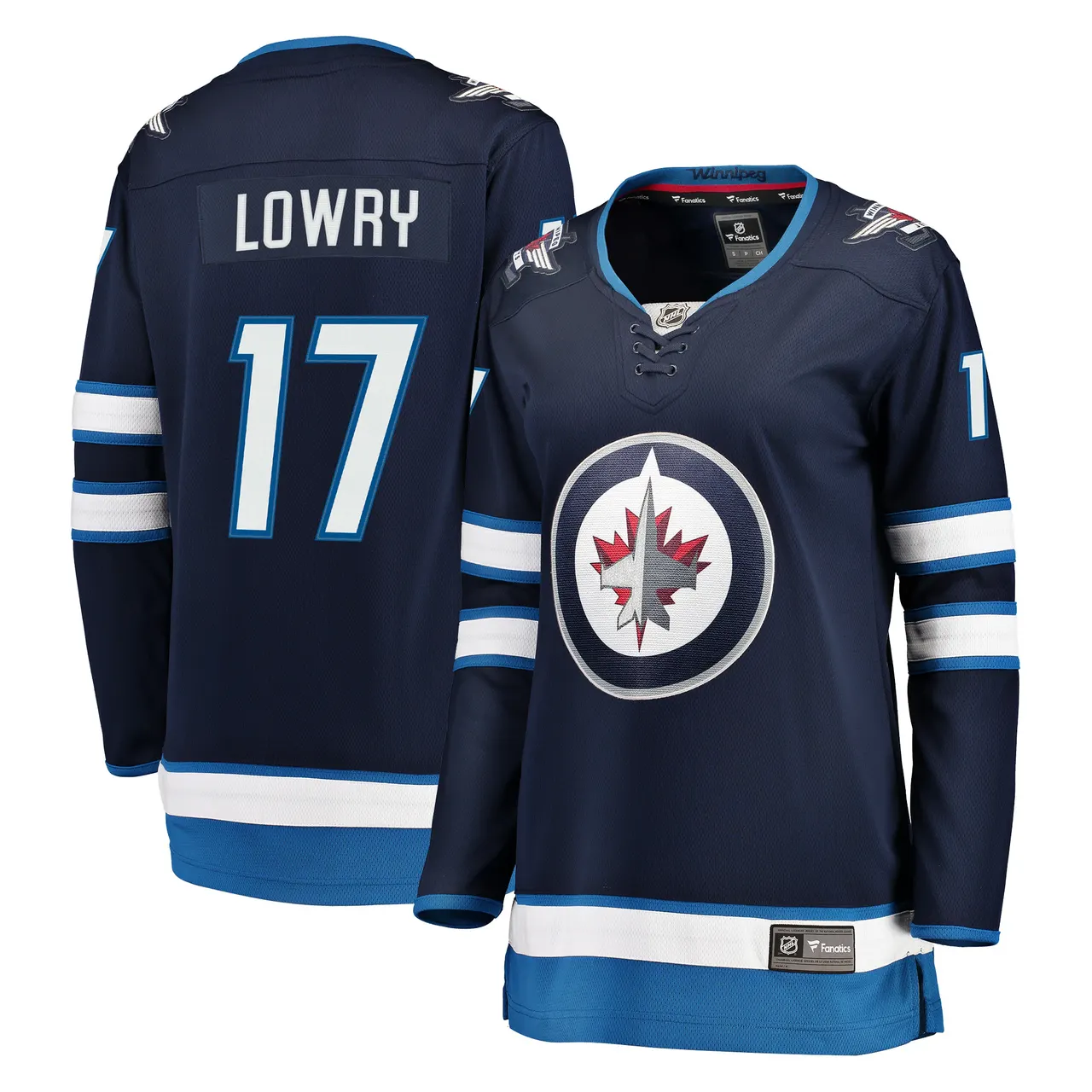 Adam Lowry Winnipeg Jets Fanatics Branded Women’s Breakaway Player Jersey – Navy
