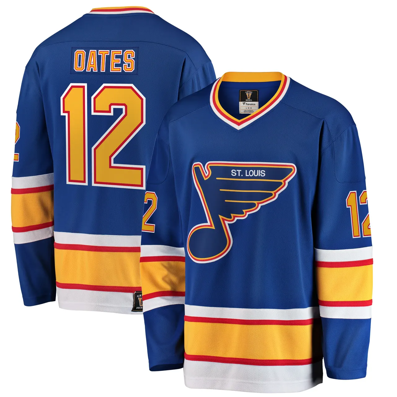 Oates St. Louis Blues Jersey - #12 Fanatics Blue NHL
