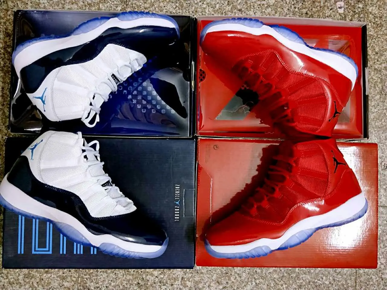 Air Jordan 11 Red Navy - Air Jordan 11 Retro: Red vs. Navy - Iconic