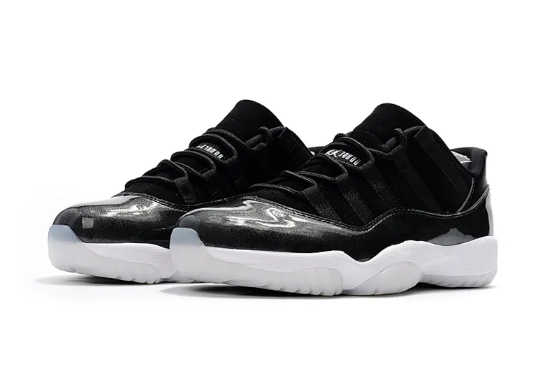 Air Jordan XI 11 Retro Low Black White Men Basketball