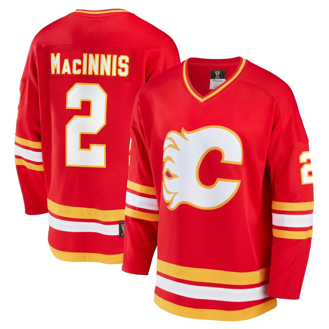 MacInnis Flames Red Jersey - Fanatics MacInnis Flames Jersey - Red