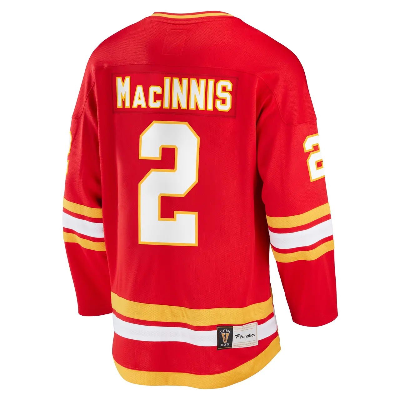 Al Macinnis Calgary Flames Fanatics Branded Breakaway Retired Player Jersey – Red