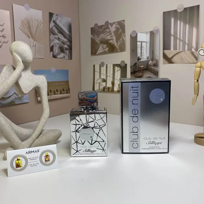 Armaf Silver Sparkle Fragrance - Armaf Club de Nuit Sillage - Silver
