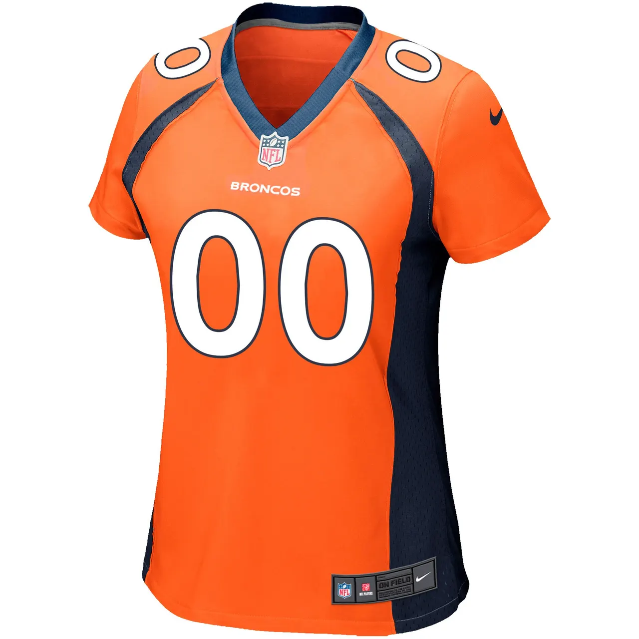 Denver Broncos Nike Women’s Custom Game Jersey – Orange