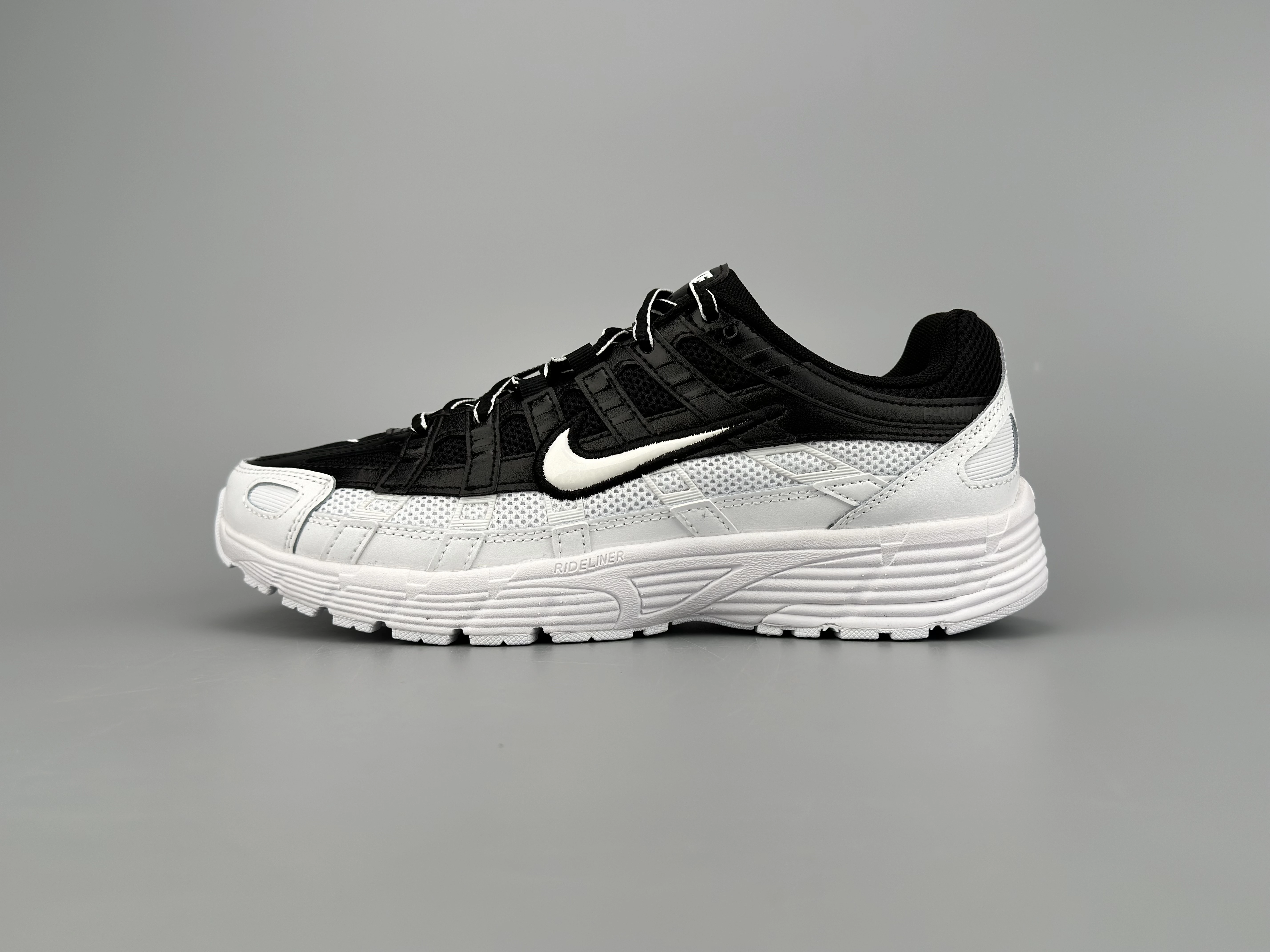 Nike P-6000 Running Sneakers in Black/White
