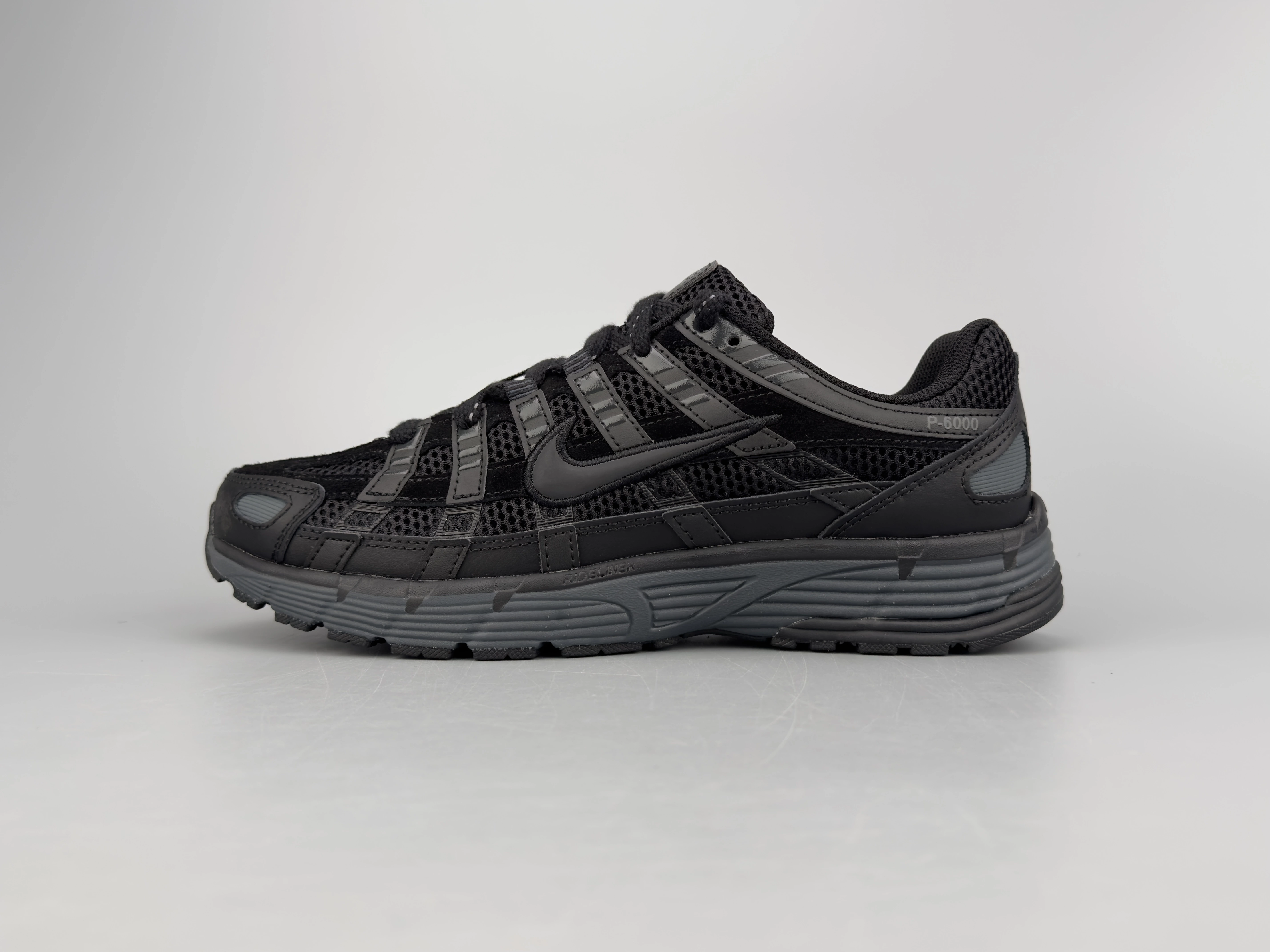 Nike P-6000 Running Sneakers in Black/Dark Grey