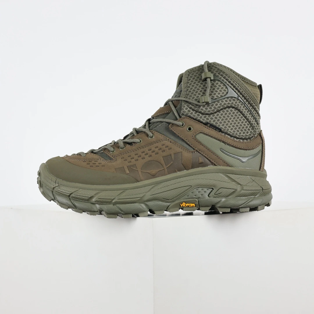 Hoka Tor Ultra Hi Waterproof Hiking Boots in Olive