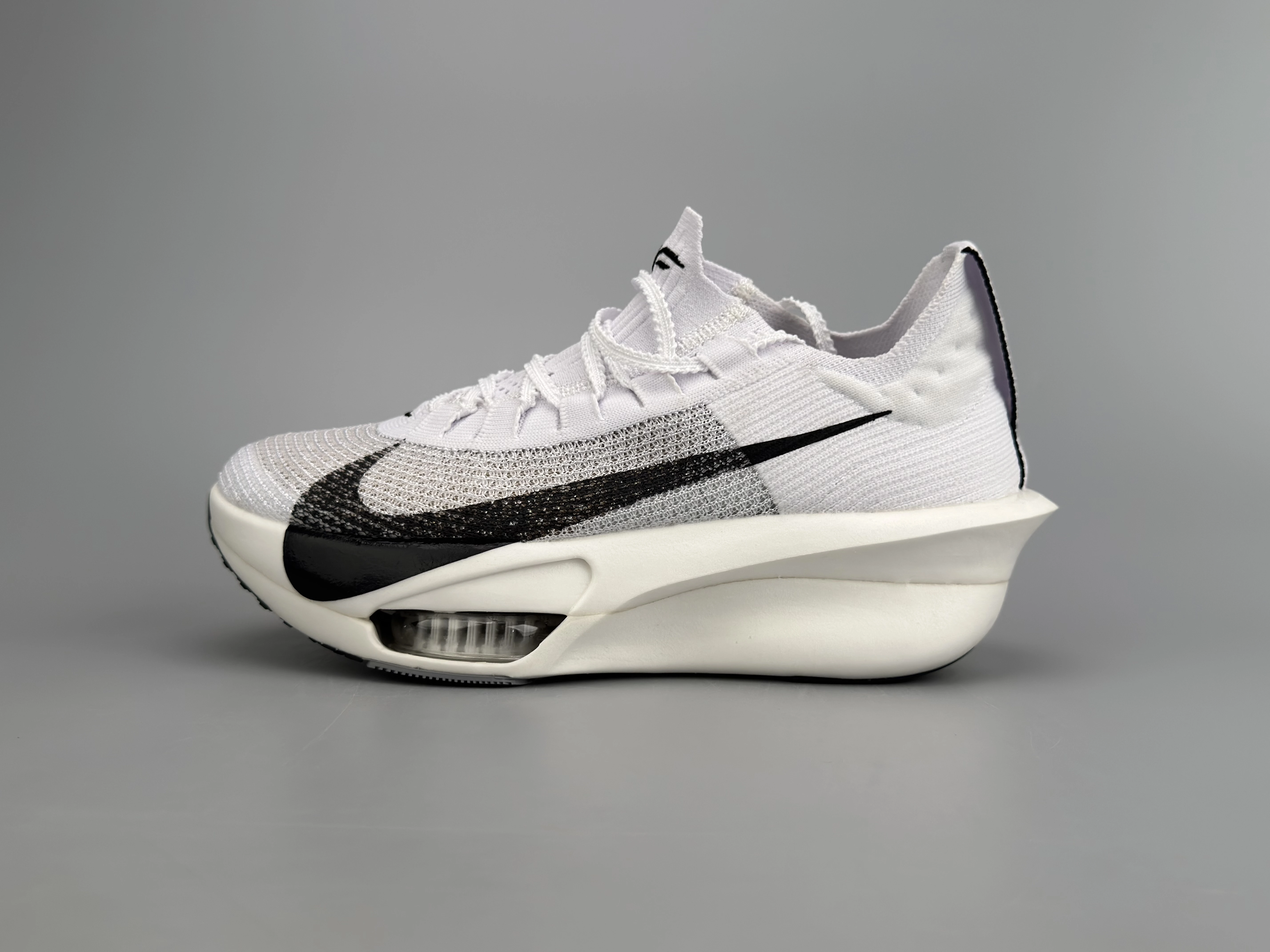 Nike Alphafly 3 Racing Shoes in White/Black Blank