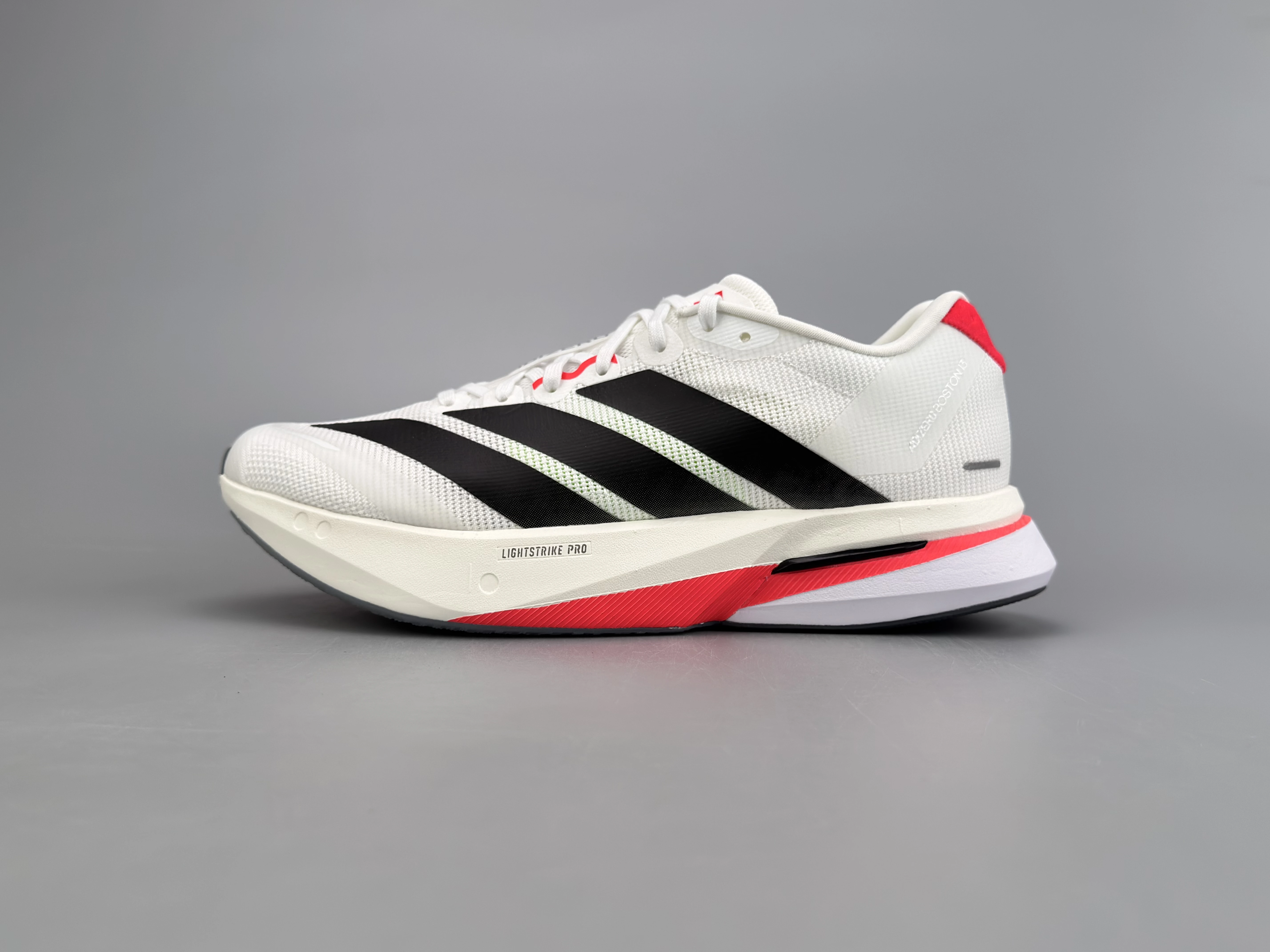 Adidas Adizero Boston 13 Road Running Shoes in White/Black/Red