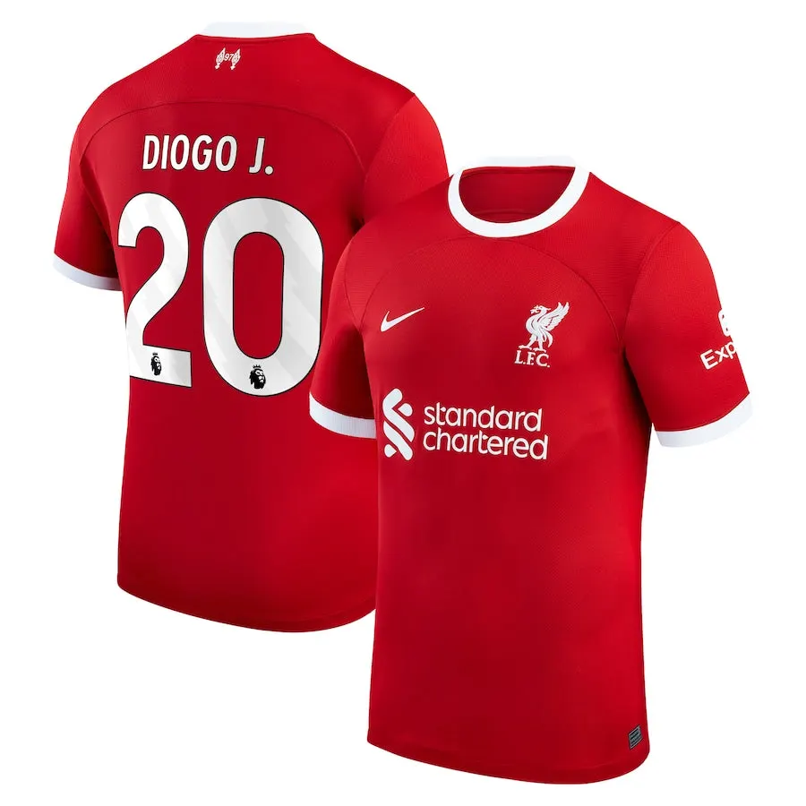 Diogo Jota Liverpool Nike 2023/24 Home Player Jersey – Red
