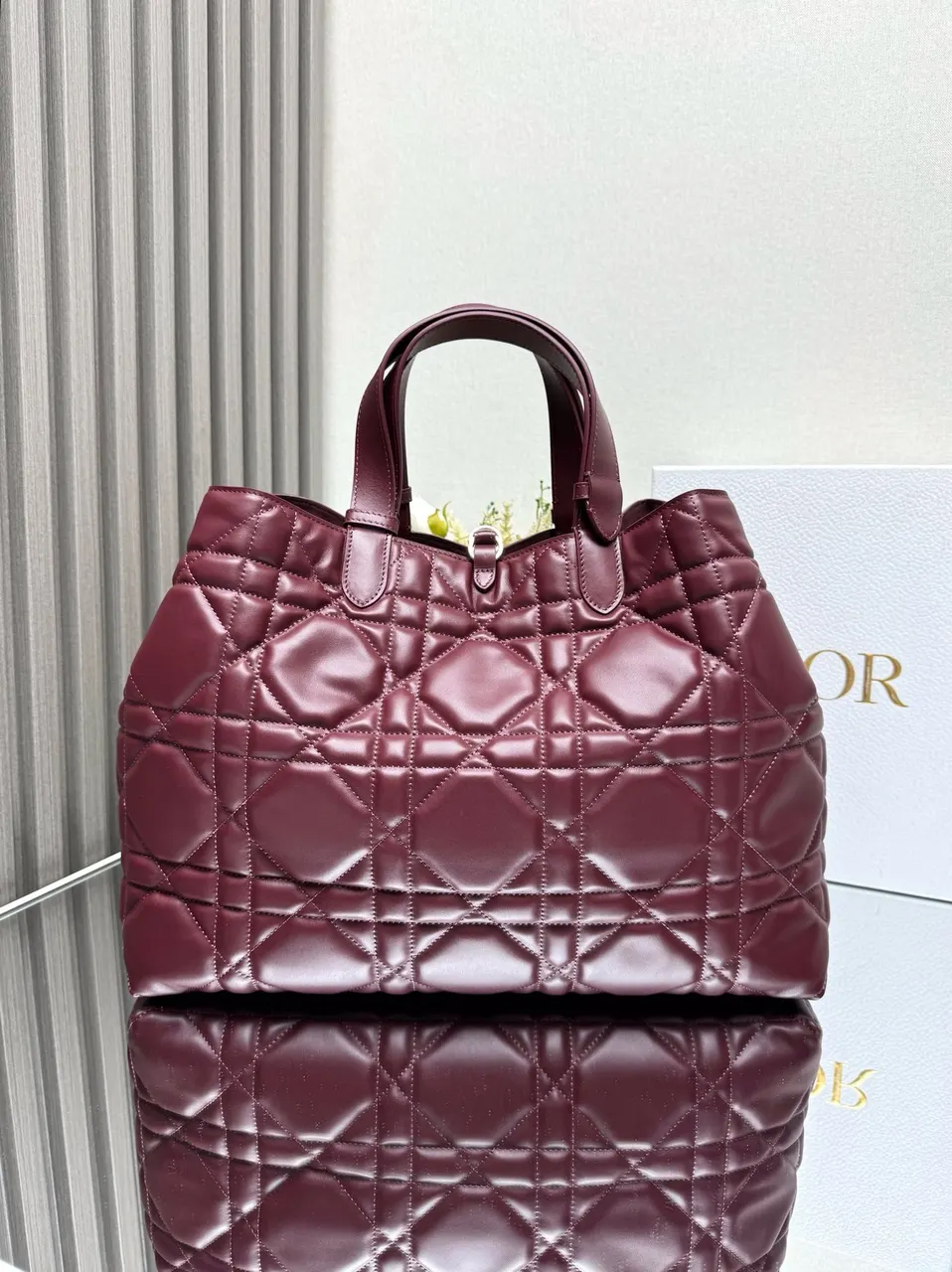 Dior Medium Toujours Bag ‘Burgundy Calfskin’