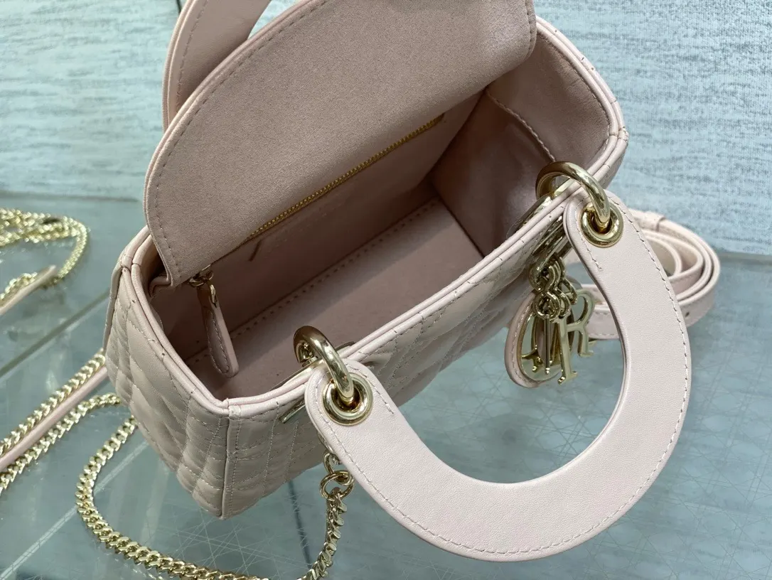 Dior Mini Lady ‘Powder Pink’ Women’s Bag