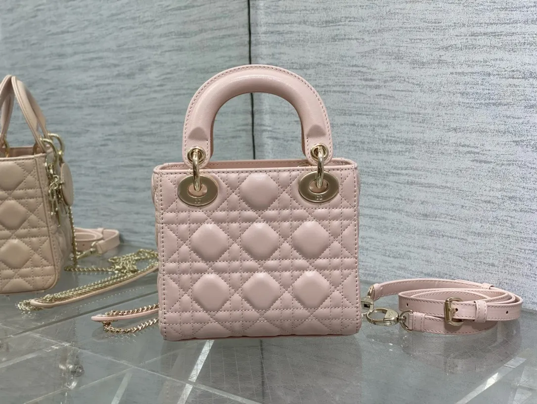 Dior Mini Lady ‘Powder Pink’ Women’s Bag