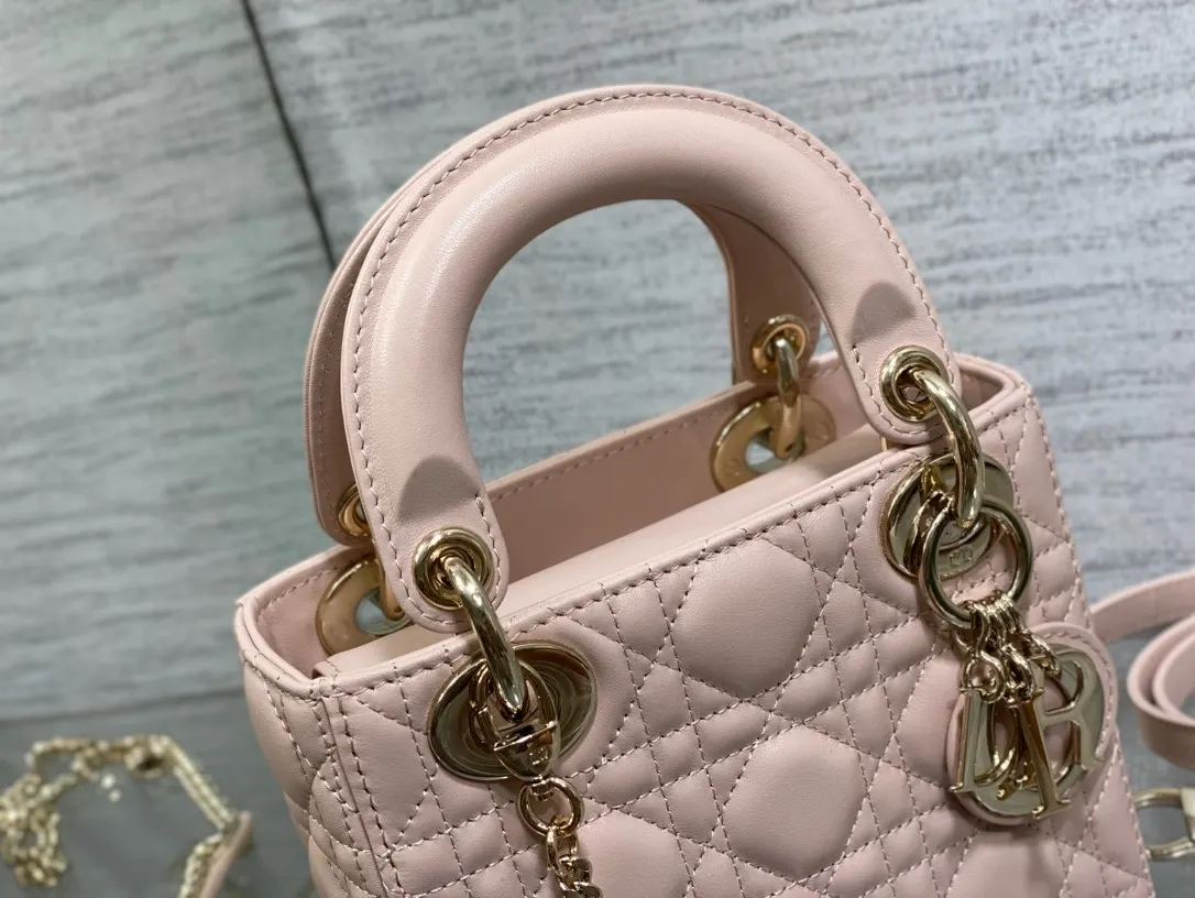 Dior Mini Lady ‘Powder Pink’ Women’s Bag