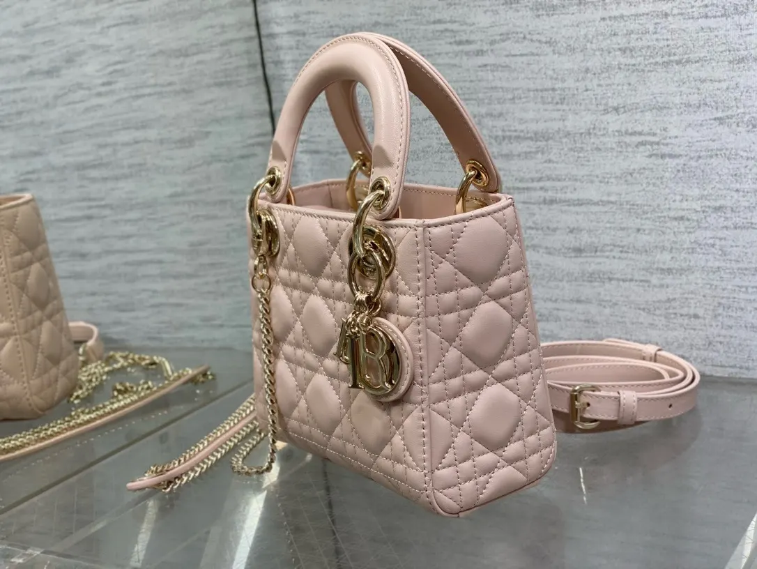 Dior Mini Lady ‘Powder Pink’ Women’s Bag