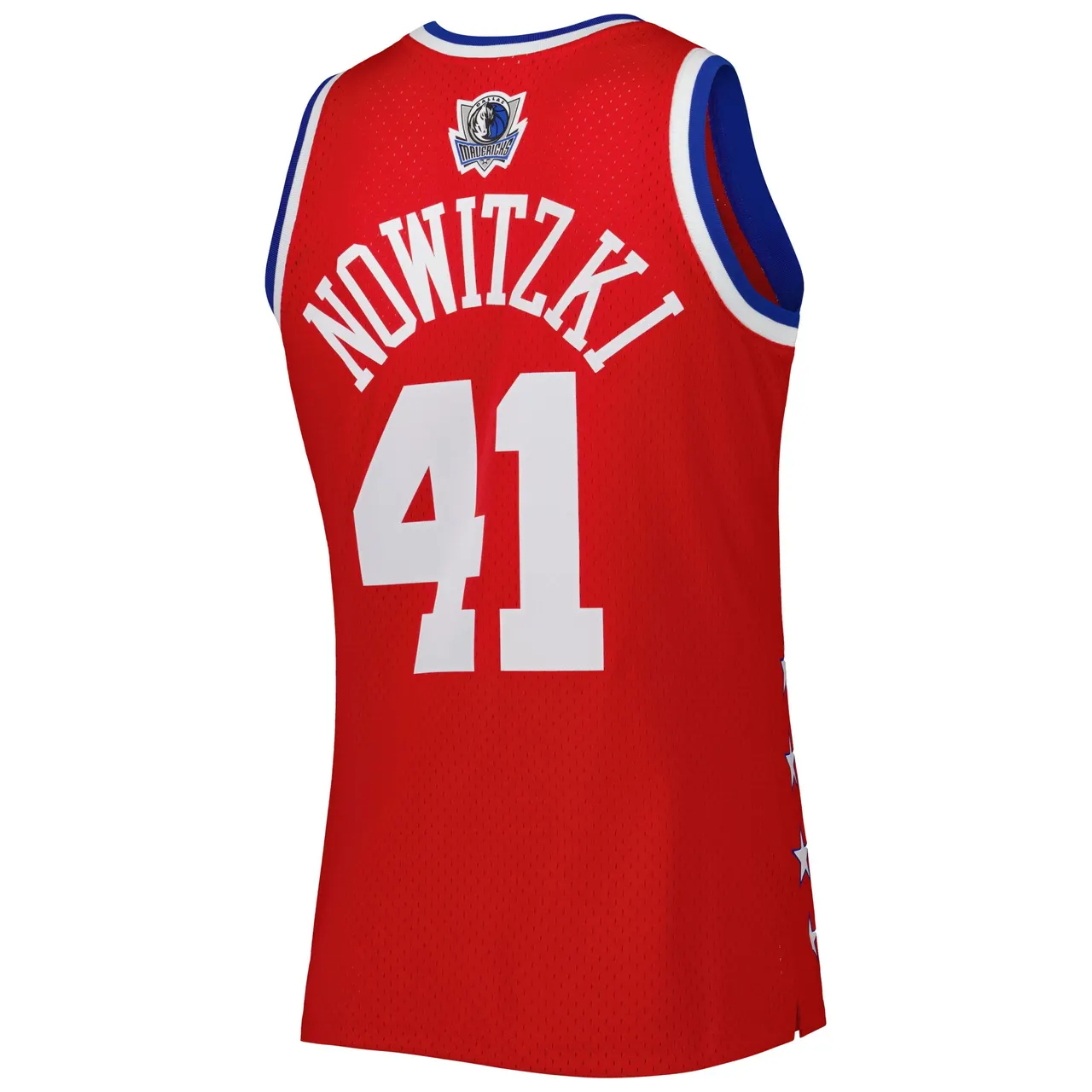 Dirk Nowitzki Western Conference Mitchell & Ness 2003 All Star Game Swingman Jersey – Red