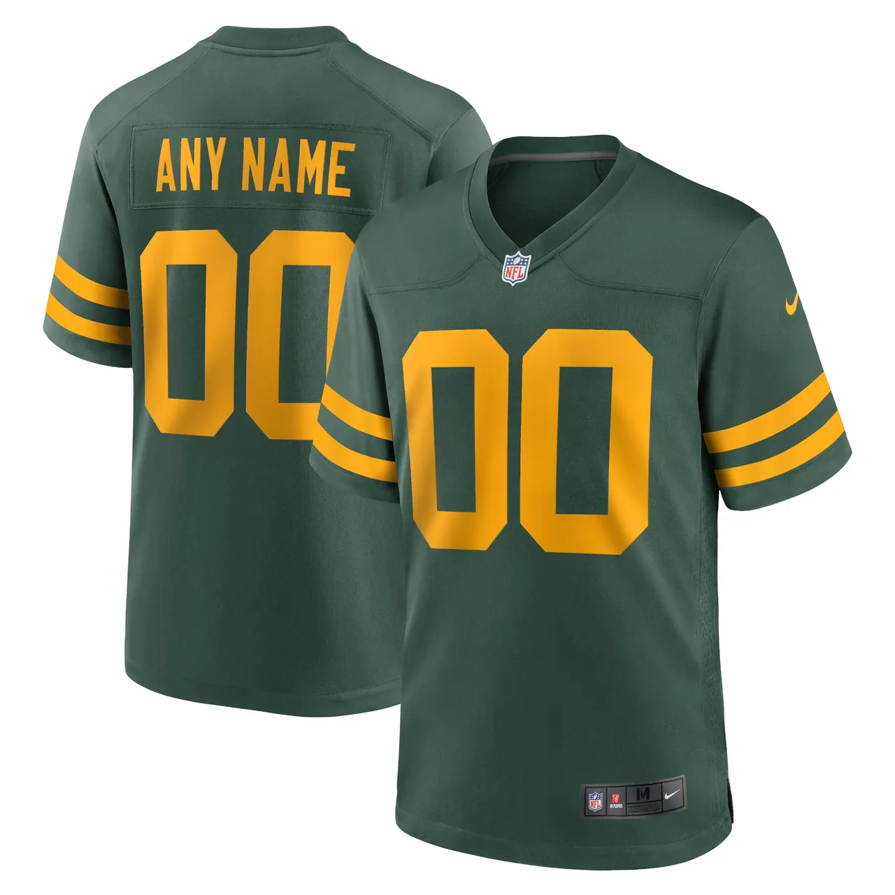 Packers Green Custom Jersey nike personalize - Nike Packers Green