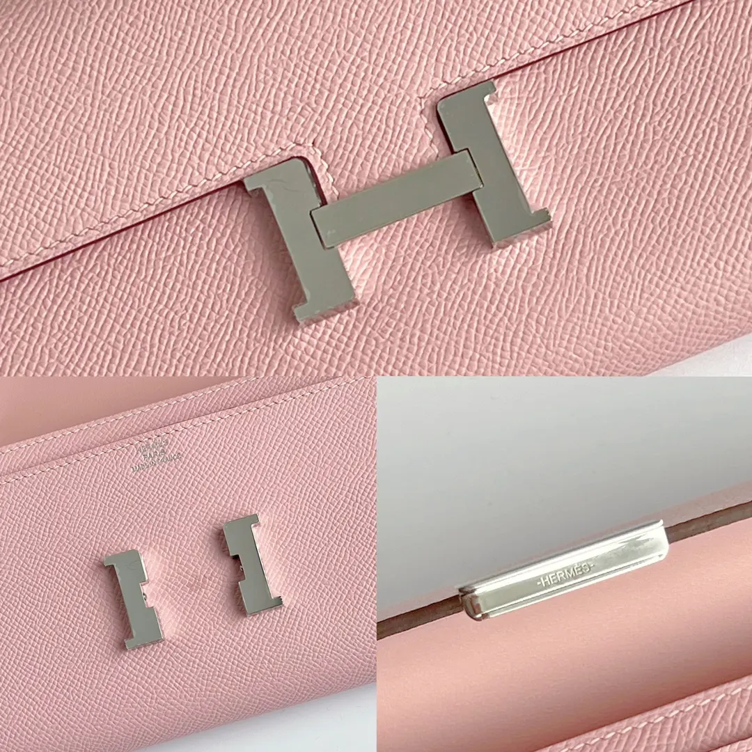 HERMES Constance To Go Wallet Shoulder Bag Epsom Leather