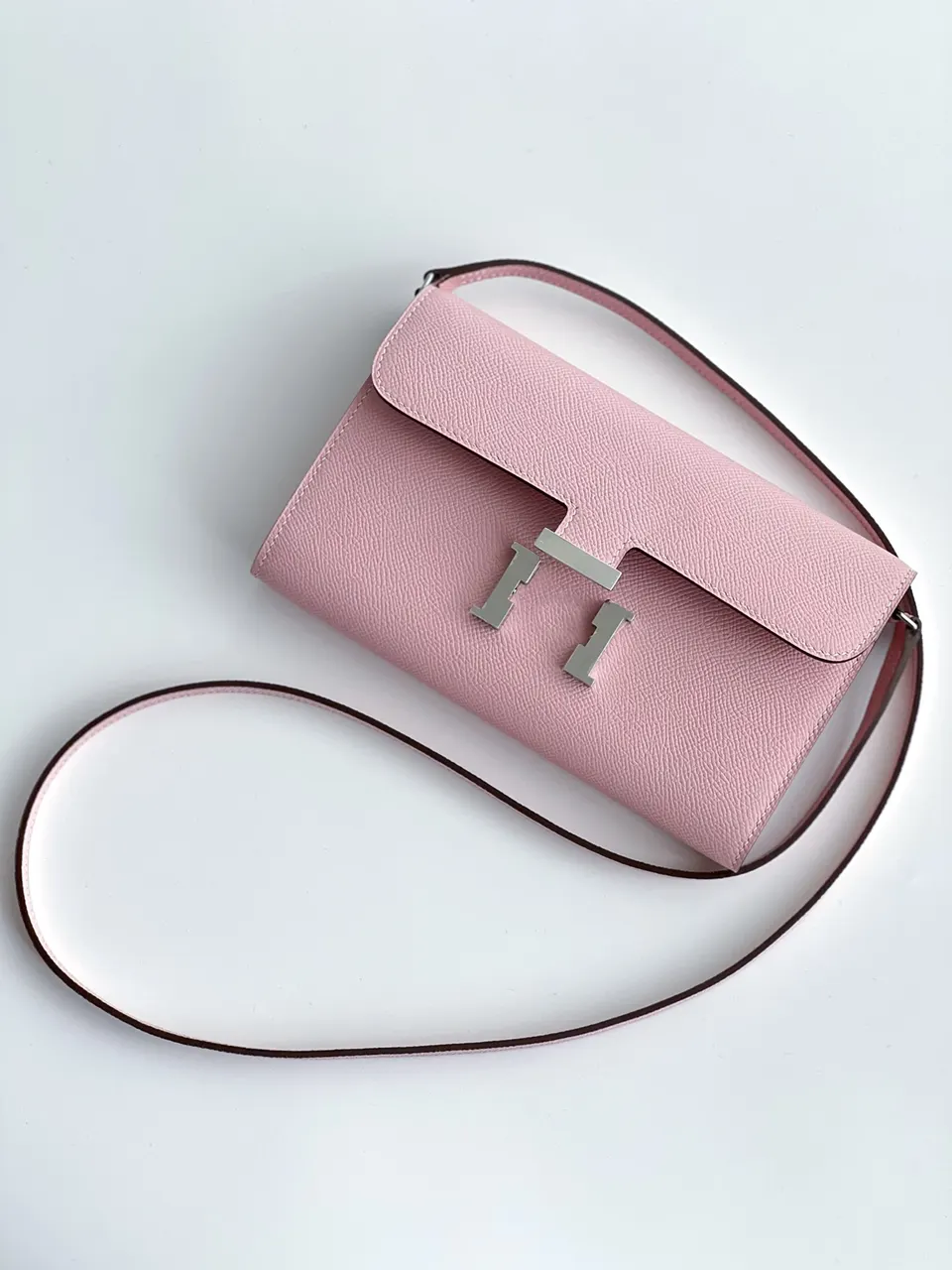 HERMES Constance To Go Wallet Shoulder Bag Epsom Leather