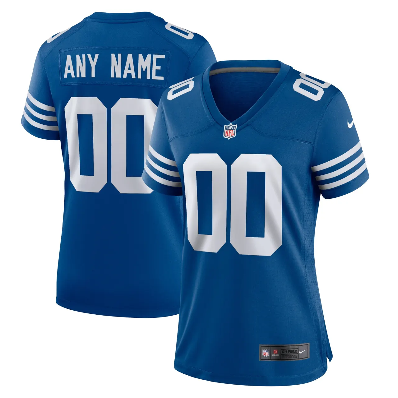Colts Royal Blue Women's Jersey - Nike Colts Royal Blue Women's Custom