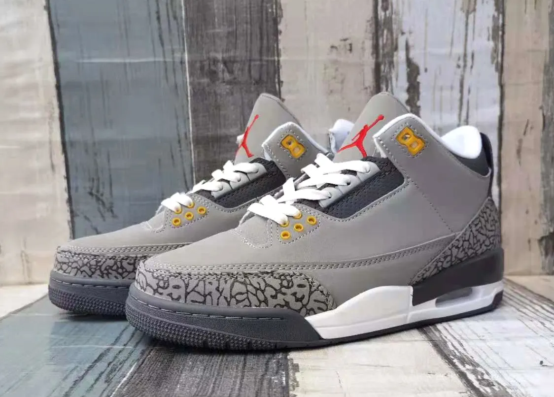 iconic Air Jordan 3 Retro Grey - Air Jordan 3 Retro Grey - Iconic