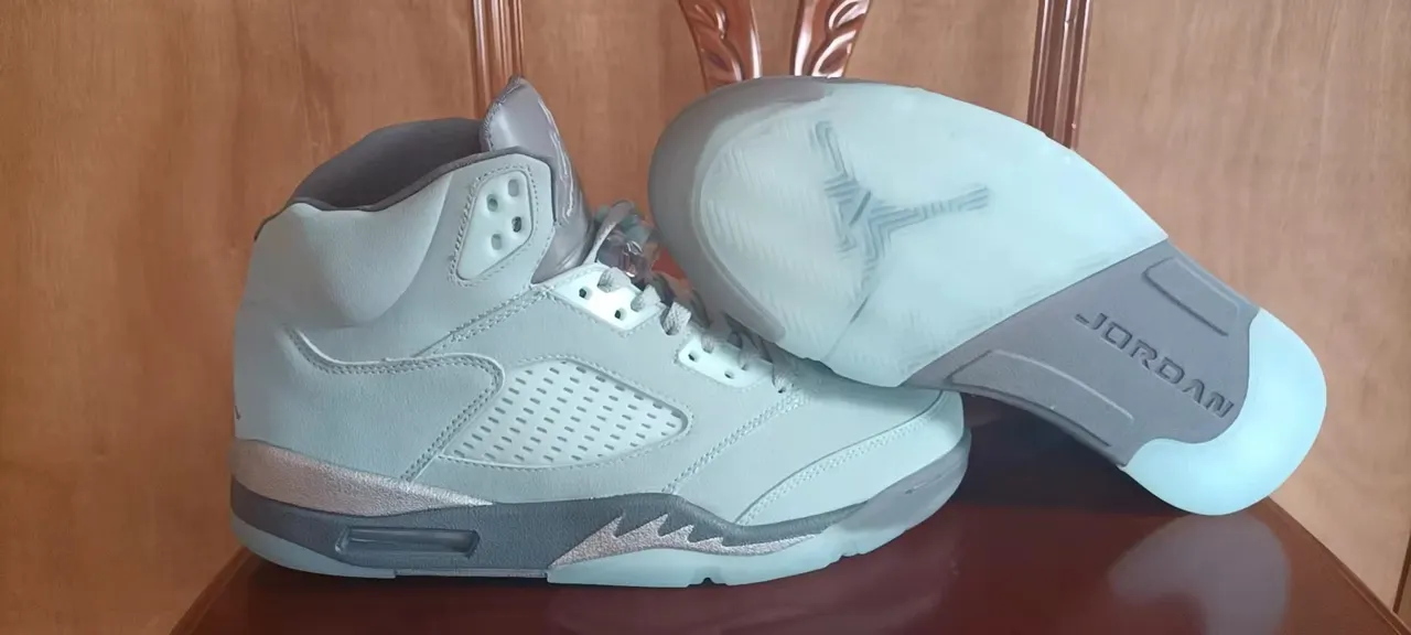 Jordan 5 Retro Jade Horizon - Premium Leather Sneakers