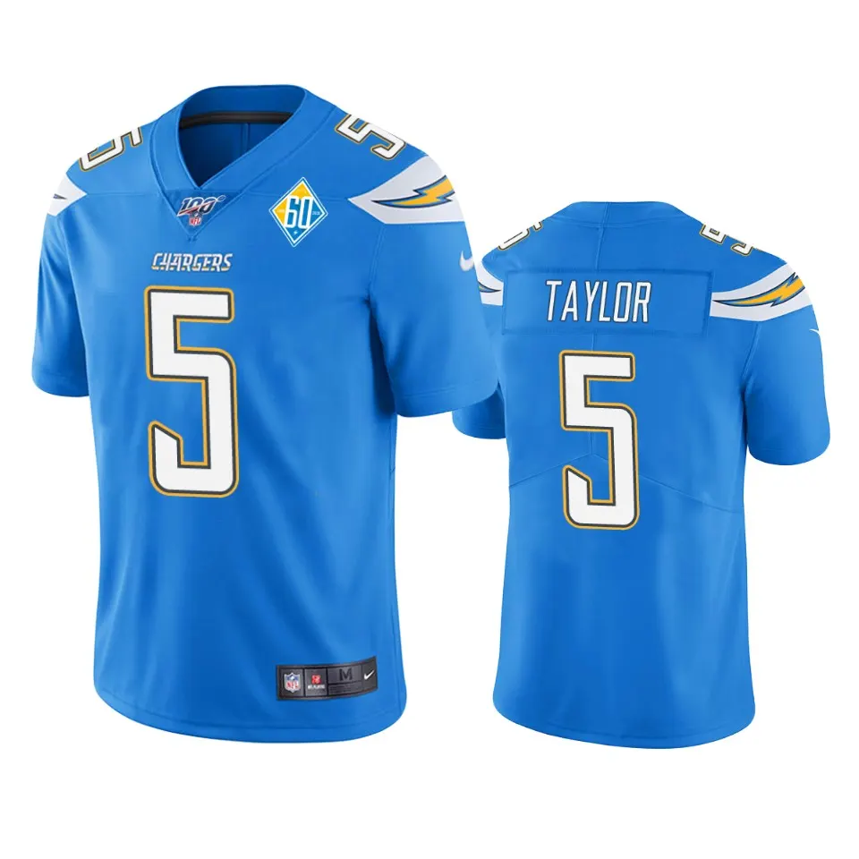 Taylor #5 Chargers Blue Jersey - Nike - Men's Limited Edition