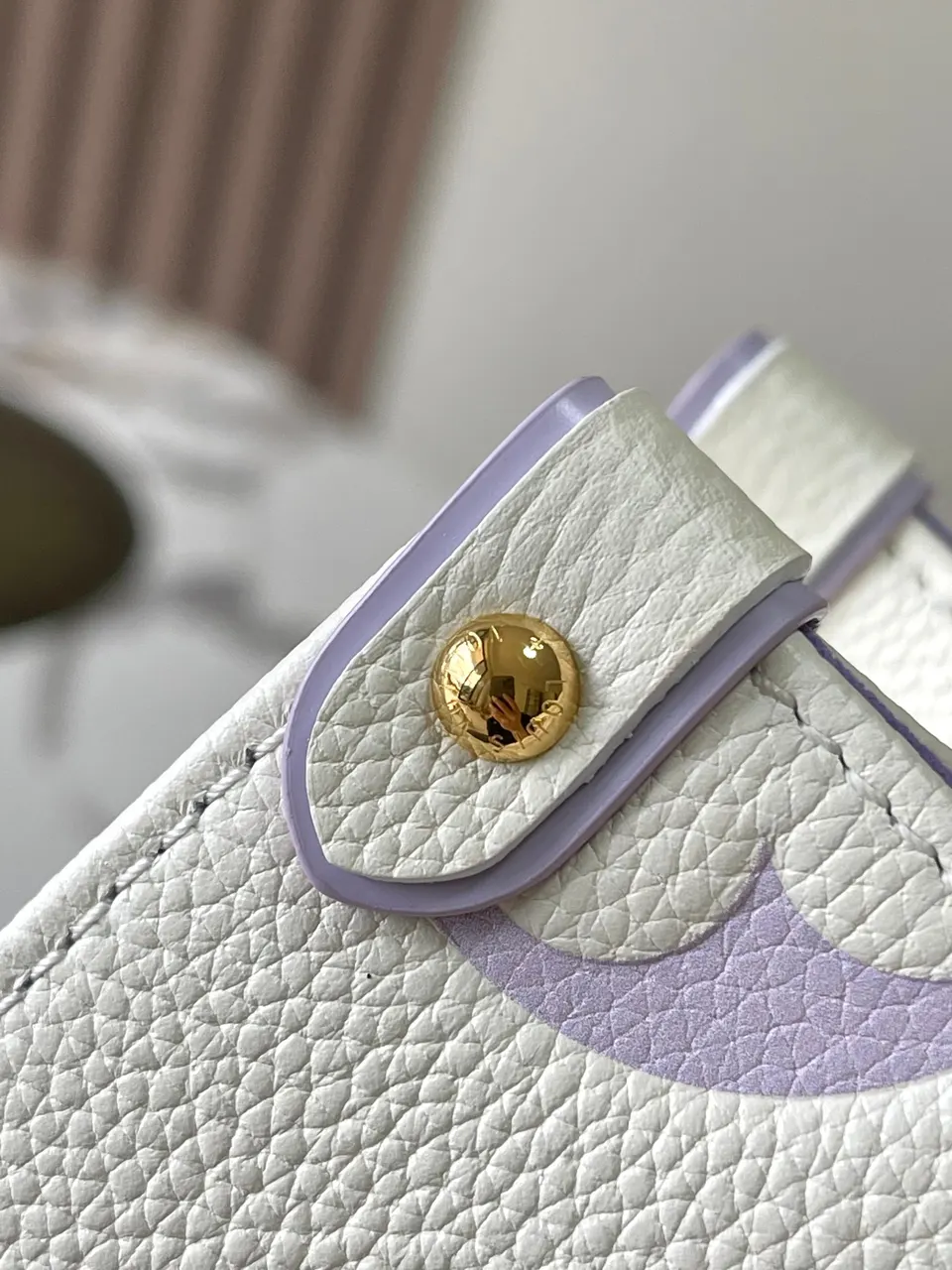 LOUIS VUITTON LV Onthego MM Bag White Latte Bubble Tea Monogram
