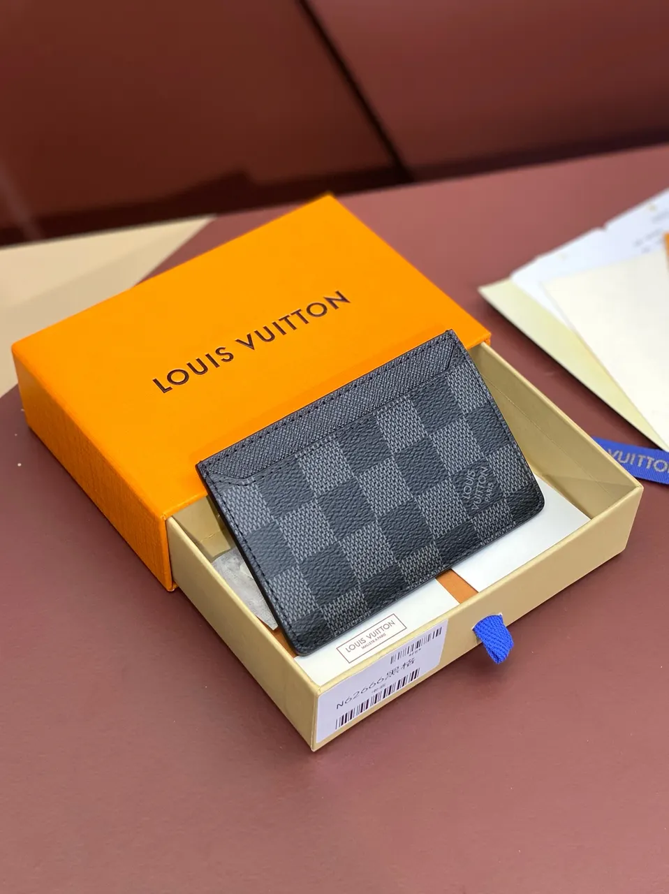 card Louis Vuitton Damier Graphite - Louis Vuitton Damier Graphite