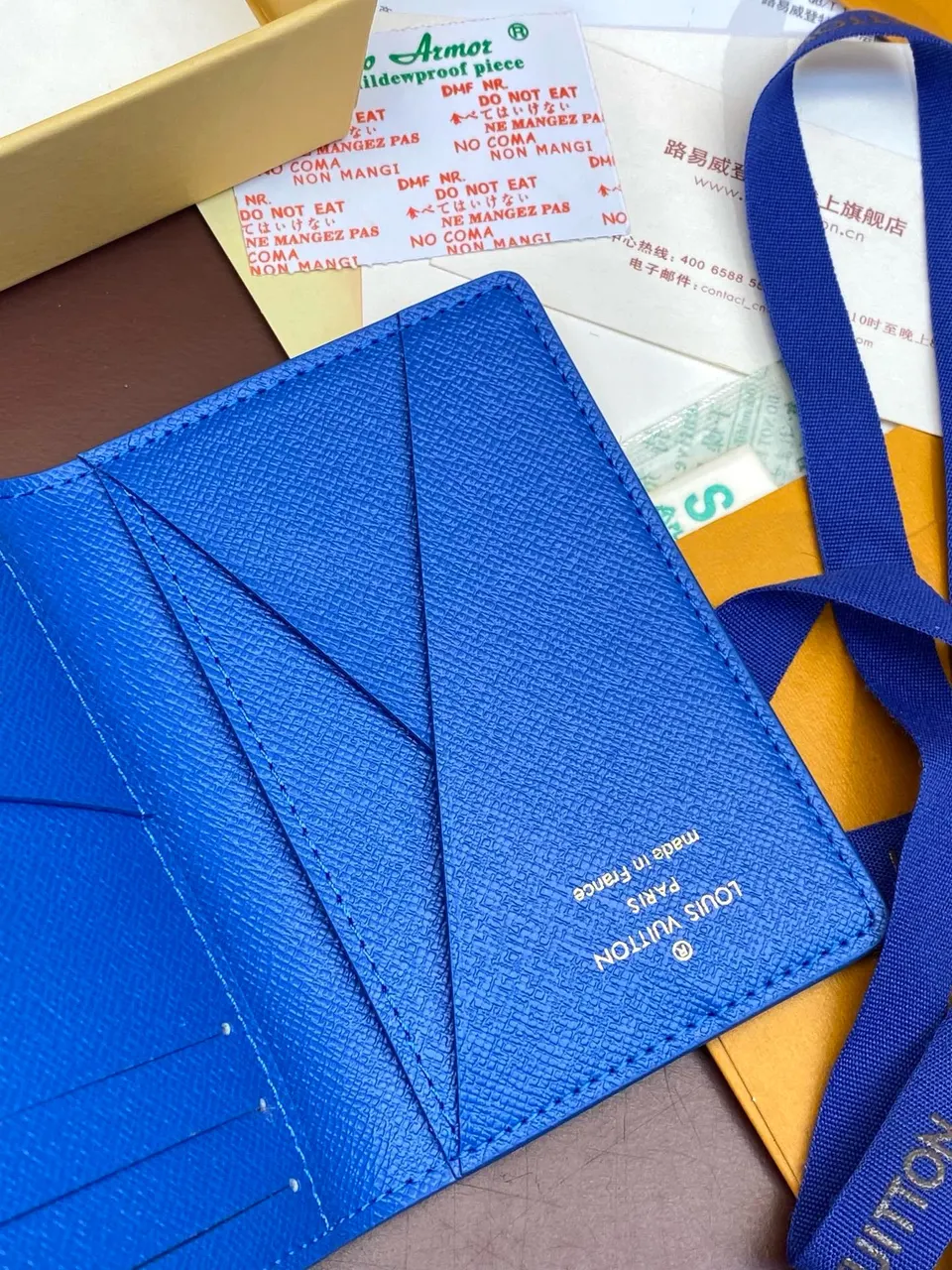 Louis Vuitton Pocket Organizer Wallet ‘Blue’