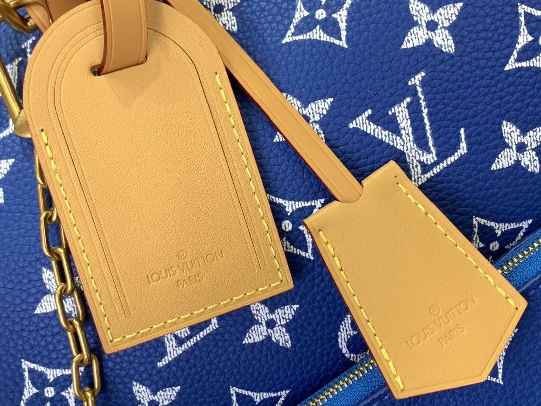 Louis Vuitton x Pharrell Williams Speedy P9 Bandoulière 40 Blue In Hand