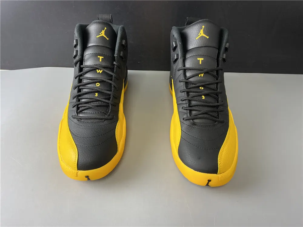 Nike Air Jordan 12 Retro GS (4-6) Black/University ,Gold Joe 11 new color scheme 40–477