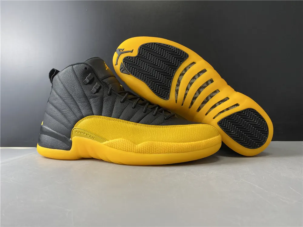 Nike Air Jordan 12 Retro GS (4-6) Black/University ,Gold Joe 11 new color scheme 40–477