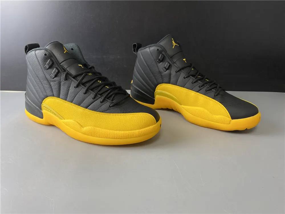 Nike Air Jordan 12 Retro GS (4-6) Black/University ,Gold Joe 11 new color scheme 40–477