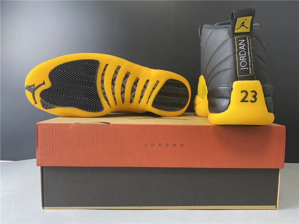Nike Air Jordan 12 Retro GS (4-6) Black/University ,Gold Joe 11 new color scheme 40–477