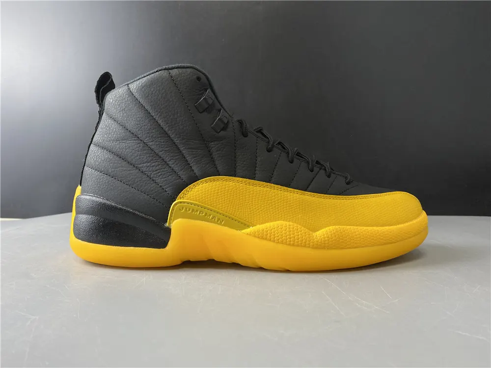 Nike Air Jordan 12 Retro GS (4-6) Black/University ,Gold Joe 11 new color scheme 40–477