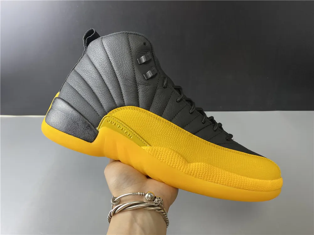 Nike Air Jordan 12 Retro GS (4-6) Black/University ,Gold Joe 11 new color scheme 40–477