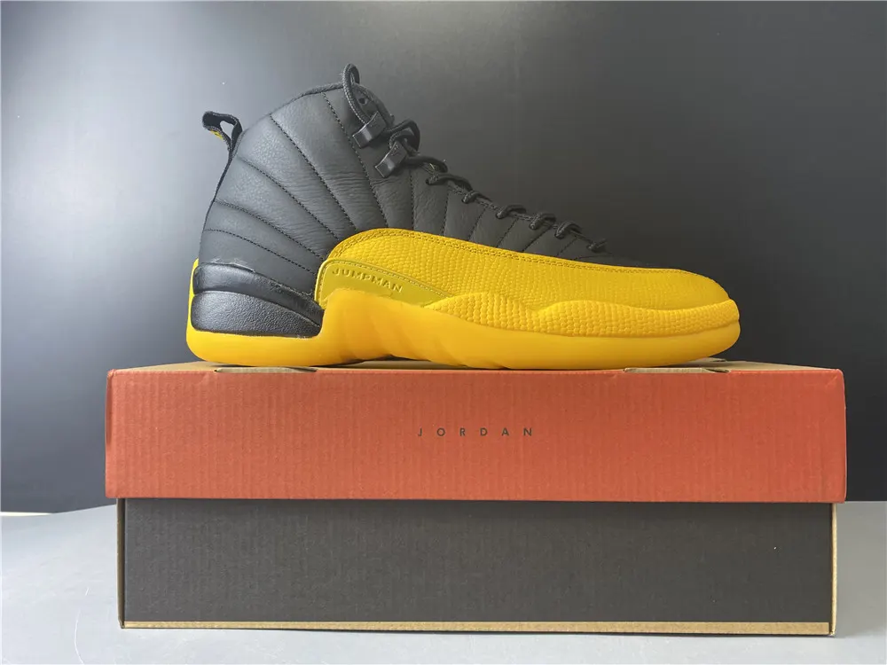 Nike Air Jordan 12 Retro GS (4-6) Black/University ,Gold Joe 11 new color scheme 40–477