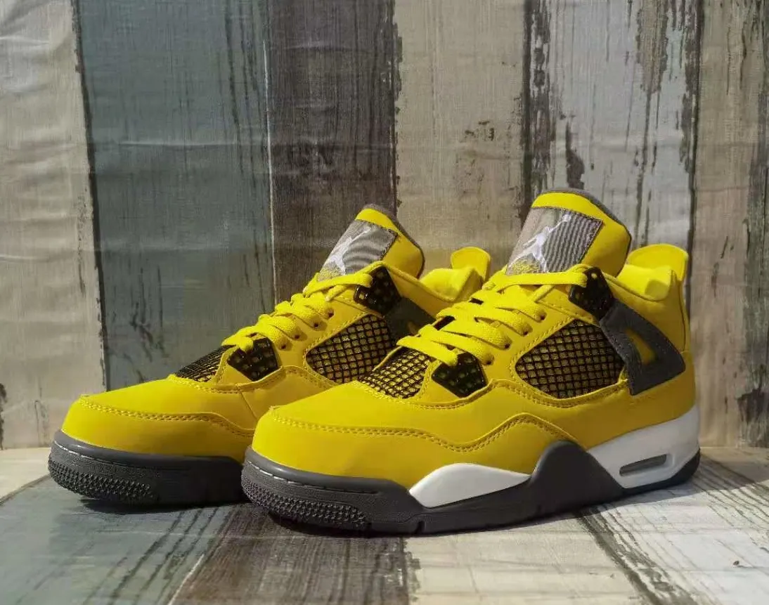 Air Jordan 4 Yellow Lightning - Air Jordan 4 Retro Yellow Lightning