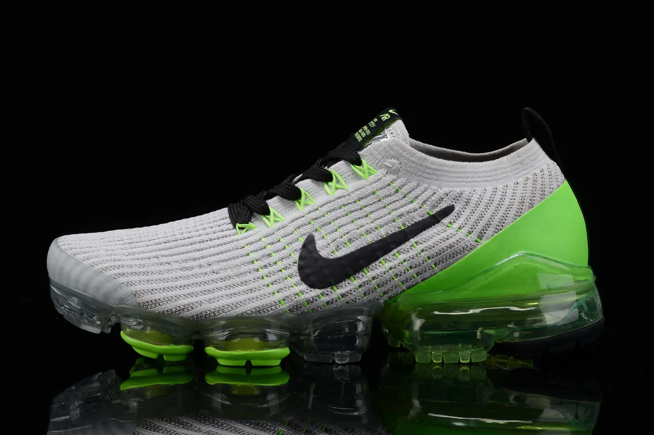 Nike Air VaporMax Flyknit 3 Vast Grey Electric Green Men’s