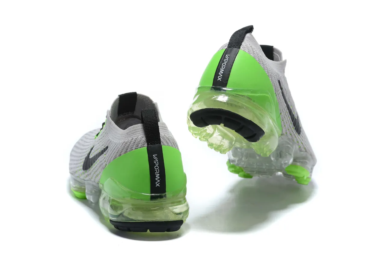 Nike Air VaporMax Flyknit 3 Vast Grey Electric Green Men’s