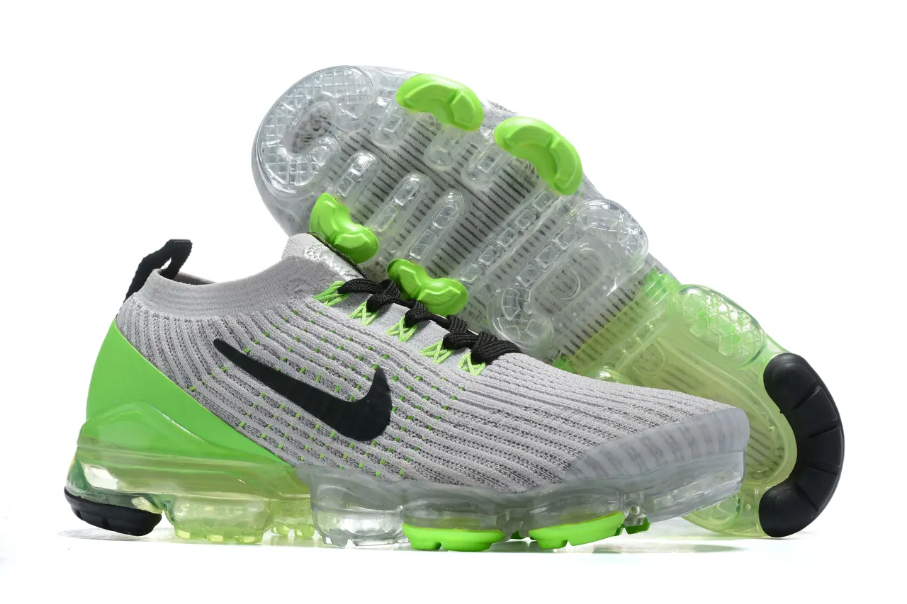 Nike Air VaporMax Flyknit 3 Vast Grey Electric Green Men’s