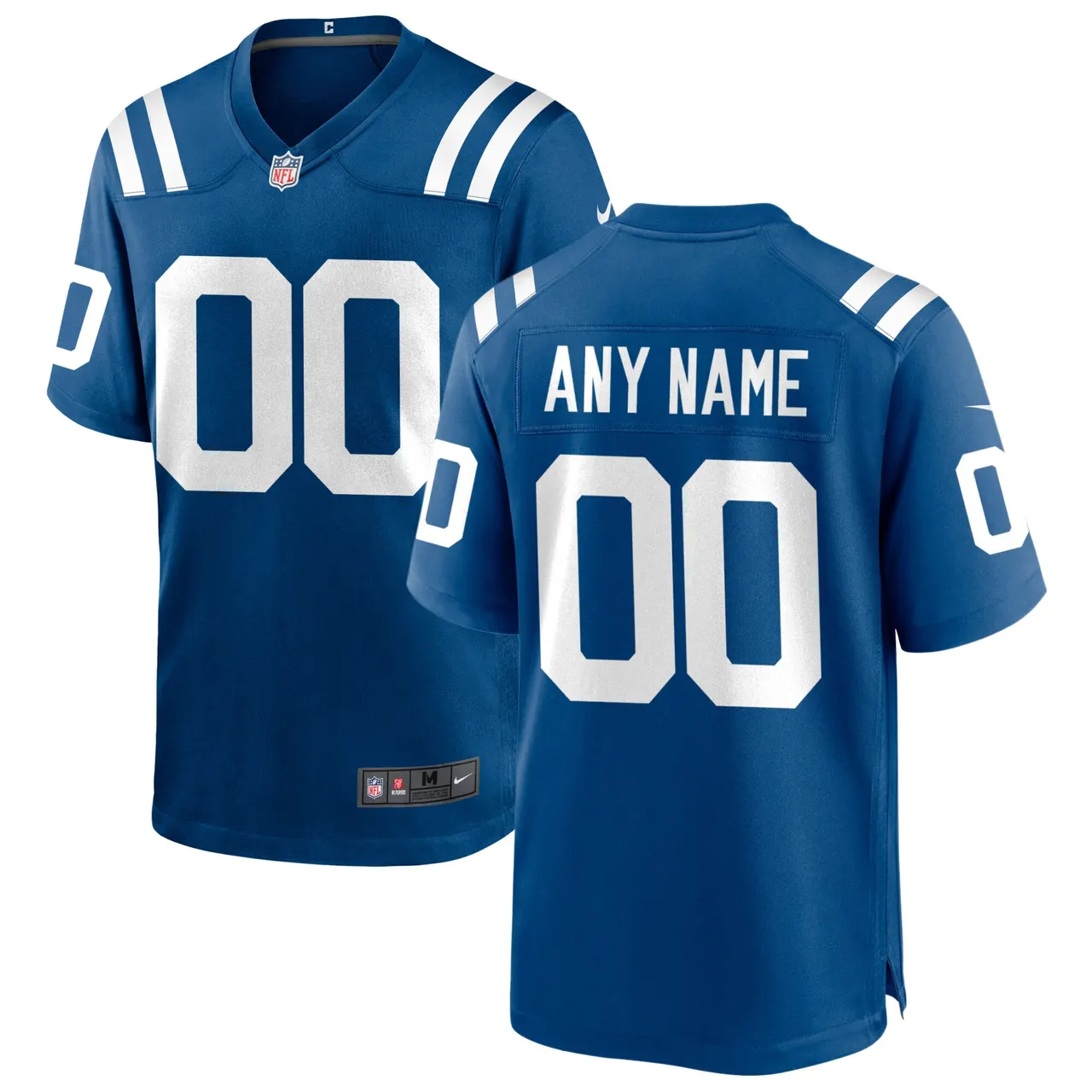 nike design Colts Royal Blue Custom Jersey - Nike Colts Royal Blue