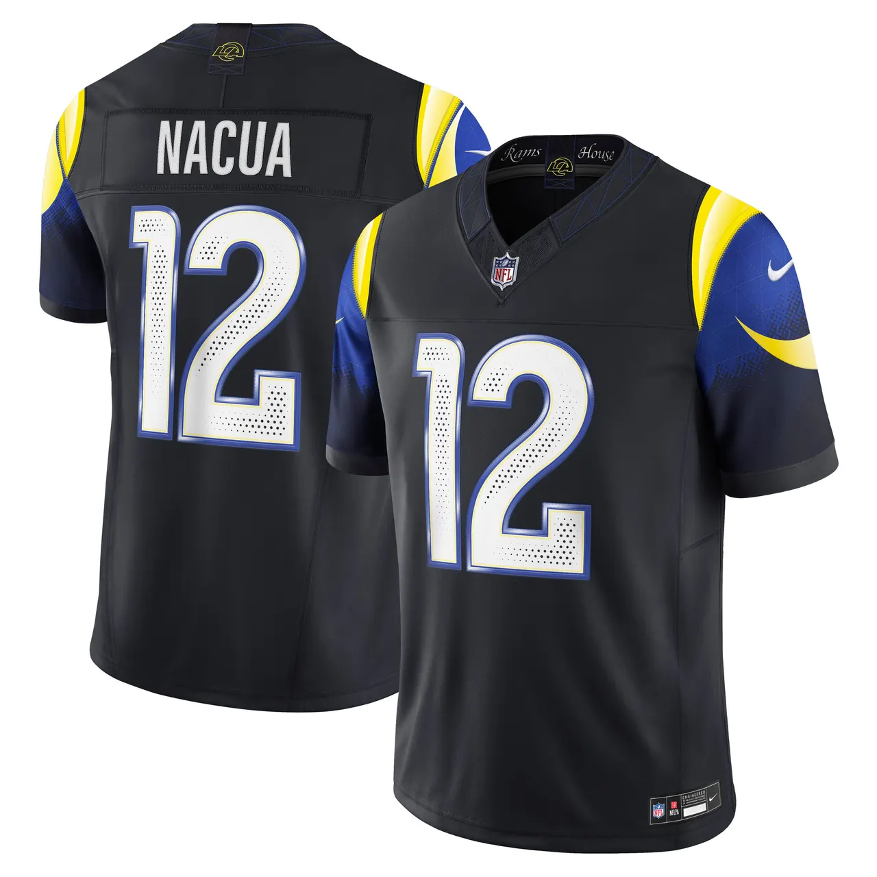 Puka Nacua Los Angeles Rams Nike 2025 Rivalries Collection Limited Jersey – Midnight Blue